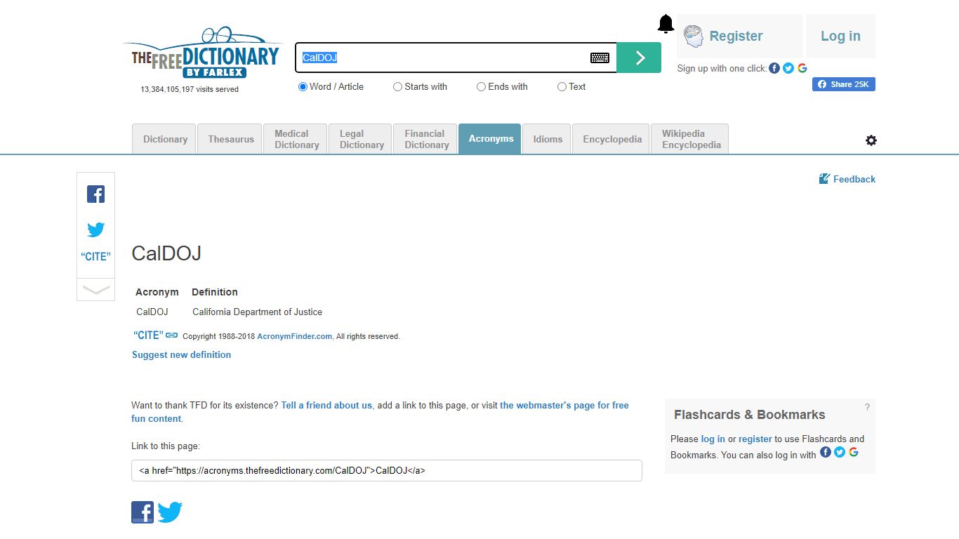 CalDOJ - What does CalDOJ stand for? The Free Dictionary